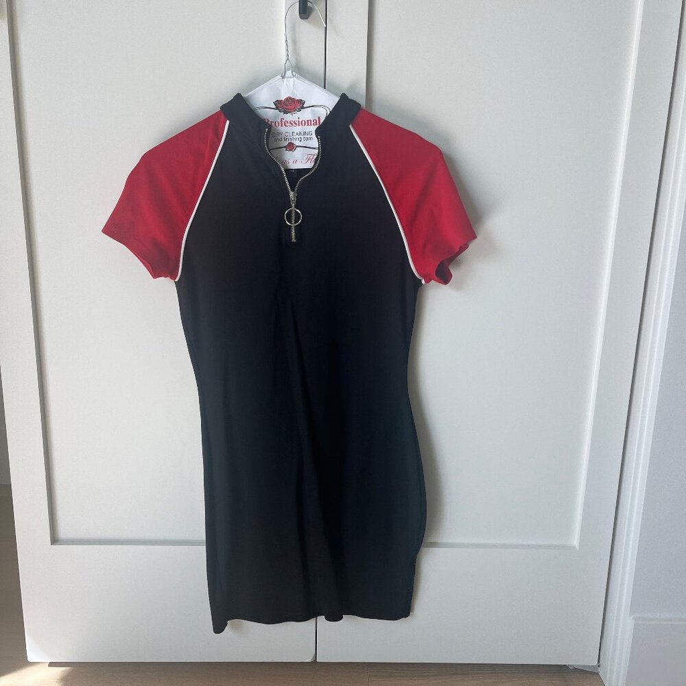 Black and Red tight dress
